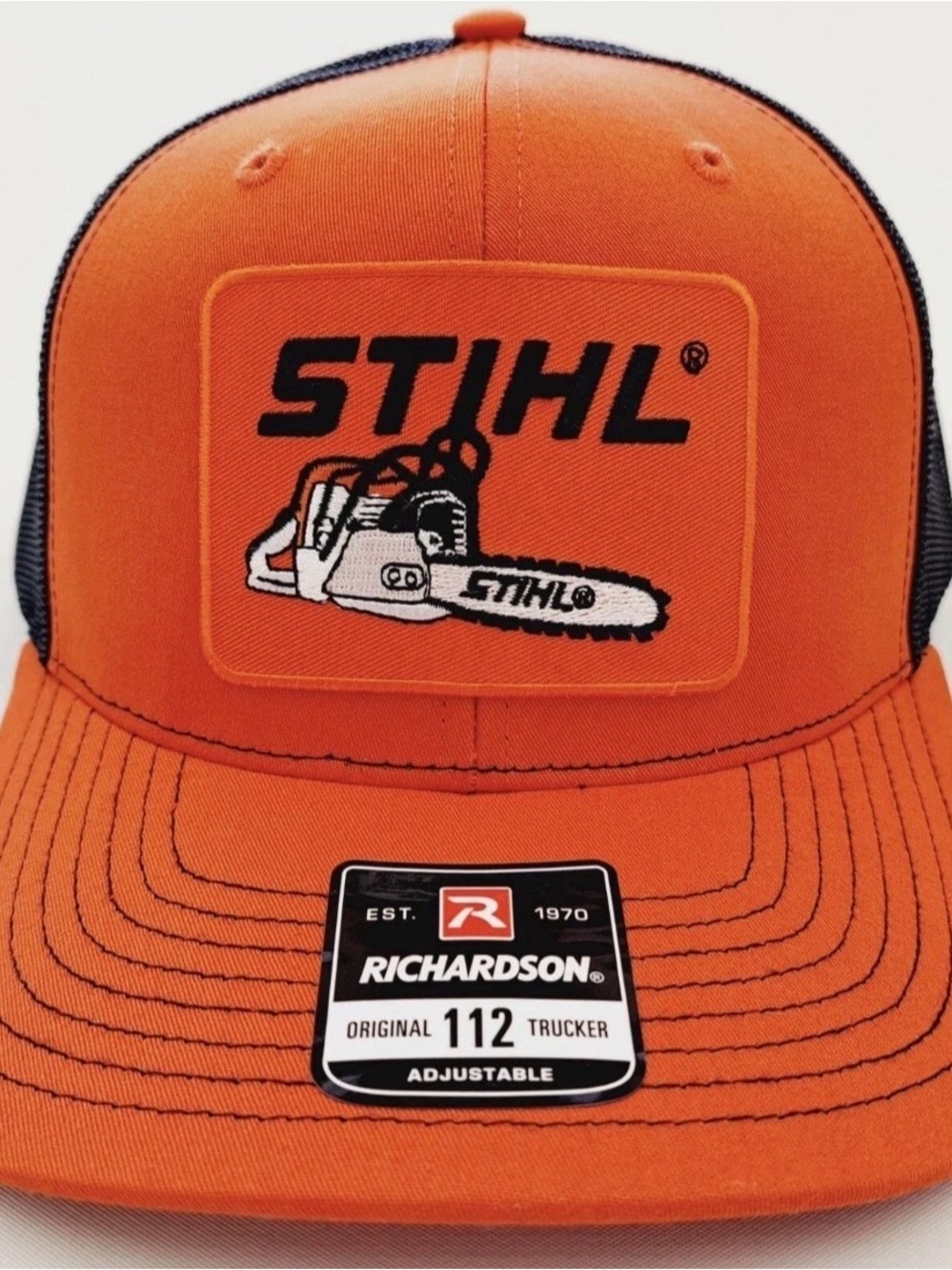 Stihl Embroidered Patch Hat Cap Vintage Trucker Style Mesh Snapback